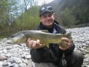 Yury and Marble trout April