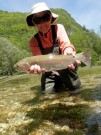 Merry and Raibow trout May 2012