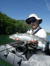 Merry and lake Rainbow trout May