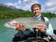Yury and trophy lake Rinbow June