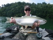 Perfect trophy lake Rainbow trout July