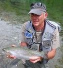 Nice Rainbow trout Slovenia Sava