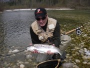 Jack and trophy rainbow trout