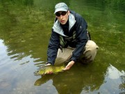 Juha and brown trout, Slovenia