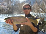 Luka and Rainbow trout