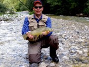 Rob and Marble trout, Slovenia