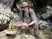 Rob and trophy rainbow trout