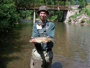 Michael and fat Brown trout