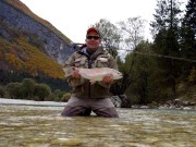Rob with another great Rainbow trouts