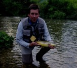 Darren and Marble trout