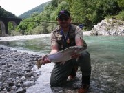 Small stream trophy Rainbow trout