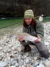 Kirsten and great Rainbow trout