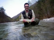 Nick and Marble trout April