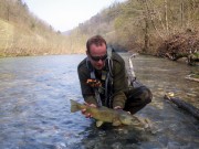 Lustrik and April marble trout