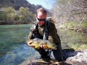 Lustrik and Marble trout April