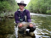 Phil and good rainbow trout
